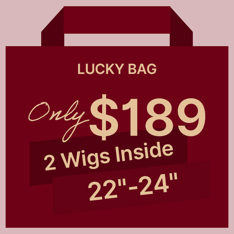 Lucky Bag 2 Wigs ( VALUED $378) 22-24 Inches  | Random Color | Ships to US Only*