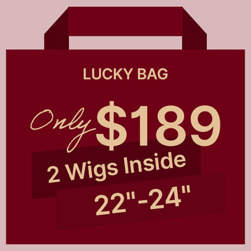 Lucky Bag 2 Wigs ( VALUED $378) 22-24 Inches  | Random Color | Ships to US Only*