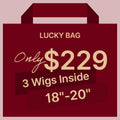Lucky Bag 3 Wigs (VALUED Up To $478 ) 14-20 Inches  | Random Color | Ships to US Only*