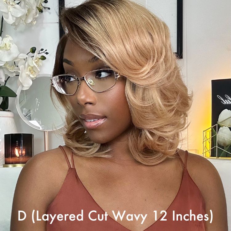 $109 Each | Final Deal 12 inches to 14 inches | Short Wig | Lace Wig | 4 Styles Available Only 50 Left | No Code Needed | US ONLY
