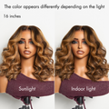 VIP ONLY | Sun-Kissed Warm Tone Brown with Blonde Highlights 180% Density Loose Wave Glueless 5x5 Closure Lace Wig Pre-Cut Lace