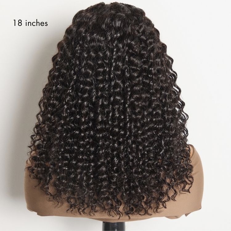 Readitress™ Knotless Fulani Braids Deep Wave Glueless Ear-to-ear 13x4 Frontal HD Lace Wig Human Hair