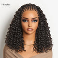 VIP ONLY | Readitress Knotless Fulani Braids Deep Wave Glueless Ear-to-ear 13x4 Frontal HD Lace Wig Human Hair