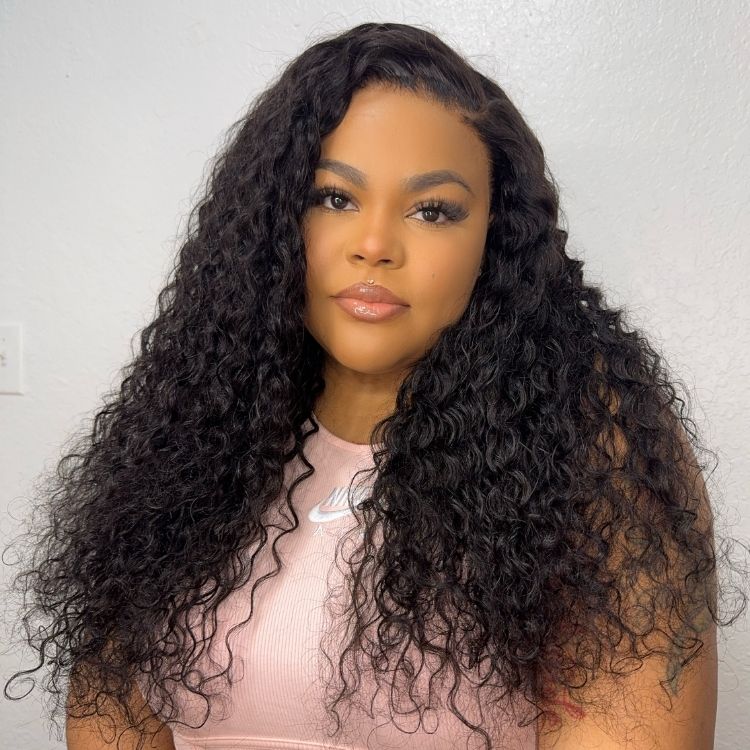 22 Inches=$159 | AiryFit™ Scalp Care Wigs | Effortless Water Wave Snugfit Glueless 5x5 Closure Pre-Cut Lace Curly Wig