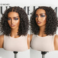 Tiktok Exclusive Deal | Boho Braids Deep Curly Glueless 5x5 Closure Lace with Braided Top Human Hair Wig Pre-Cut Lace