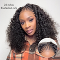 VIP ONLY | Readitress Knotless Fulani Braids Deep Wave Glueless Ear-to-ear 13x4 Frontal HD Lace Wig Human Hair