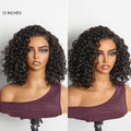 VIP ONLY | Ready to Go Blonde Highlight / Natural Black Water Wave Short Curly Bob Wig Glueless Minimalist HD Lace Wig Pre-Cut Lace