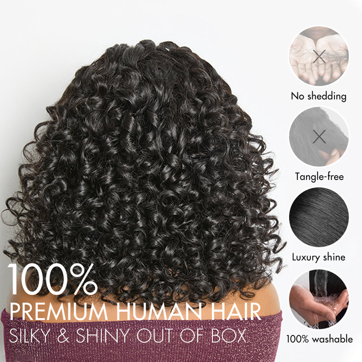 VIP ONLY | Readitress Chic & Voluminous 180% Density Pre-Braided Bouncy Curly Glueless Ear-to-ear 13x4 Frontal Lace Wig