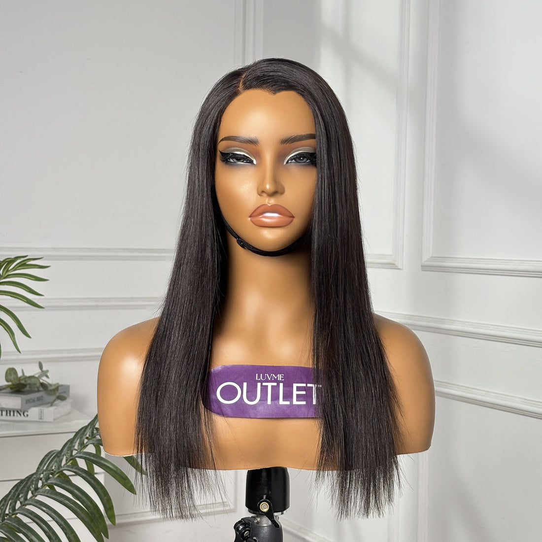 Outlet· 12'' ~16''| Natural Black Straight 5x5 Lace Wig Pre-cut Lace 100% Human Hair