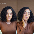 Special Deal | Ready to Go Water Wave Short Curly Bob Wig Glueless Minimalist HD Lace Wig Pre-Cut Lace