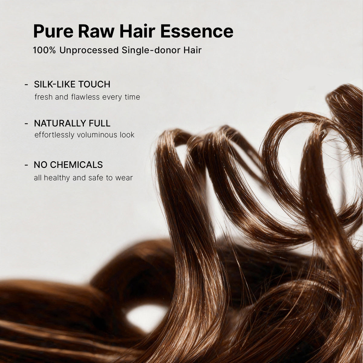 Monroe | RawMagic - Pure Raw Hair x Chocolate Truffle