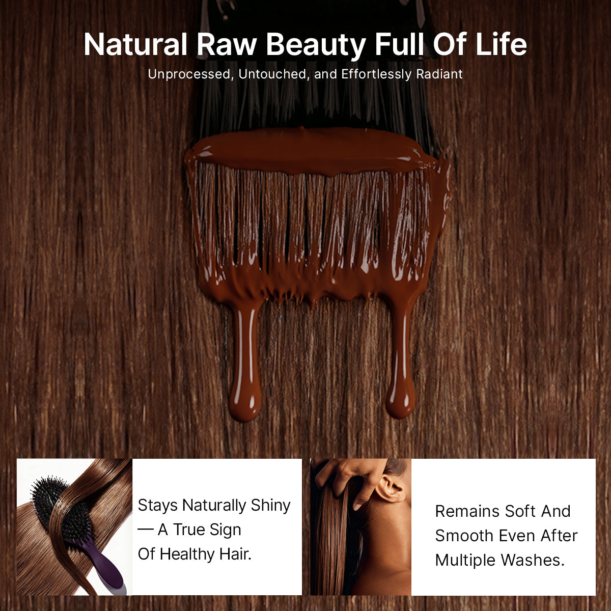 Monroe | RawMagic - Pure Raw Hair x Chocolate Truffle