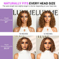 Readitress™ Boho Braids Deep Curly Glueless 5x5 Closure Lace with Braided Top Human Hair Wig Pre-Cut Lace