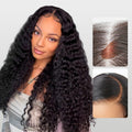 Get Free Wig | 180% Density Water Wave 13x4 HD Lace Front Free Part Glueless Human Hair Wig Pre Cut Lace - US Only