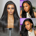 Get Free Wig | PreMax | Nature Max Yaki Straight Ear-to-ear Glueless 13x6 Frontal HD Lace C Part Wig Pre-cut Lace - US Only