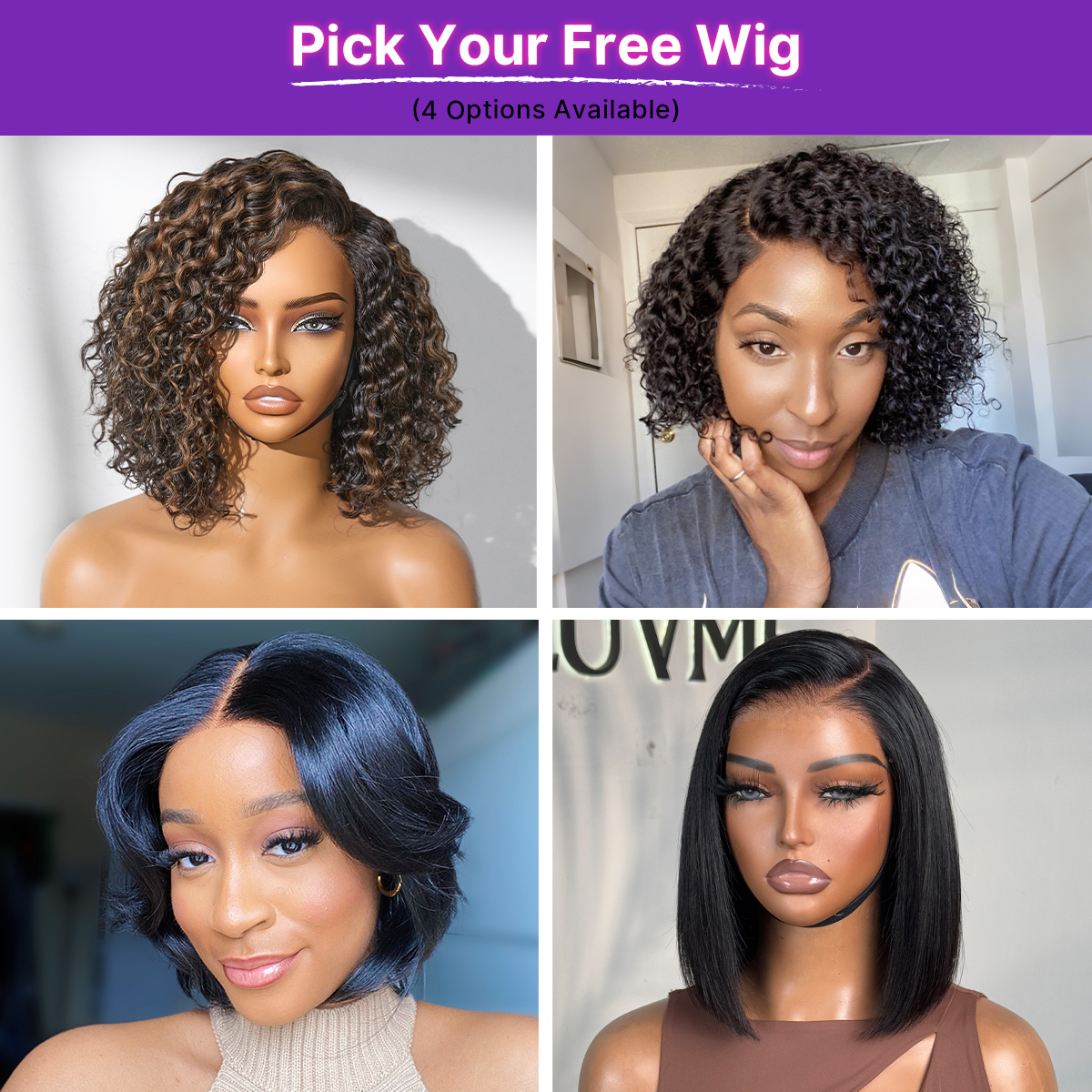 BOGO | Final Deal 18 inches to 22 inches  | 8 Styles Available Only 50 Left | No Code Needed | US ONLY