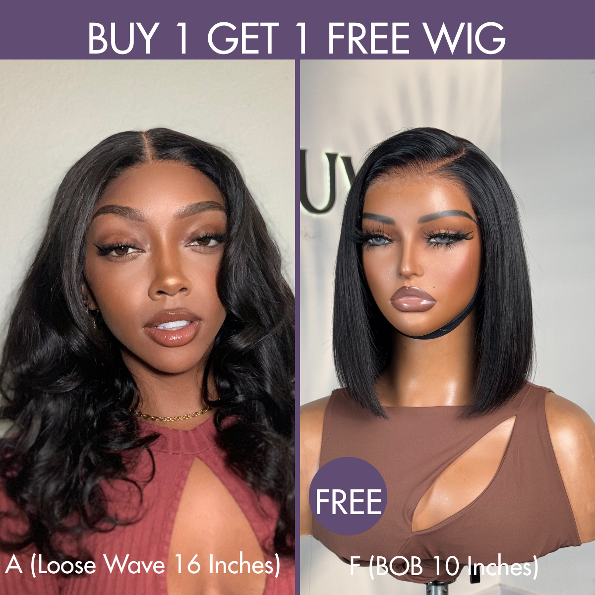 BOGO | Final Deal 18 inches to 22 inches  | 8 Styles Available Only 50 Left | No Code Needed | US ONLY