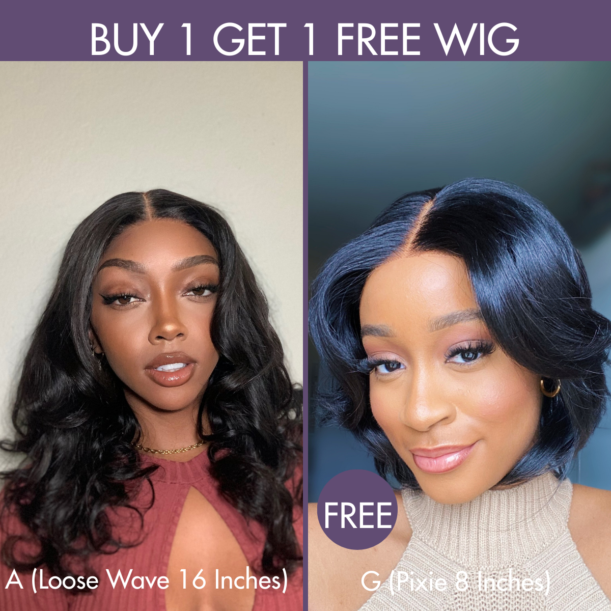 BOGO | Final Deal 18 inches to 22 inches  | 8 Styles Available Only 50 Left | No Code Needed | US ONLY