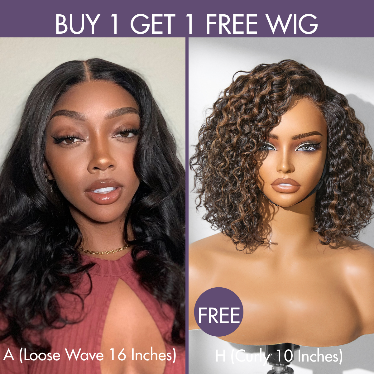 BOGO | Final Deal 18 inches to 22 inches  | 8 Styles Available Only 50 Left | No Code Needed | US ONLY