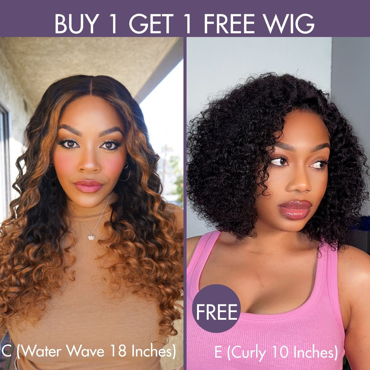 BOGO | Final Deal 18 inches to 22 inches  | 8 Styles Available Only 50 Left | No Code Needed | US ONLY