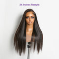 MyOwn-Fit™ PartingMax Glueless Personalized Comfort Wig 250% Density Bone Straight with Baby Hair 7x6 Closure HD Lace Wig Pre Cut & Plucked & Bleached Ready to Go