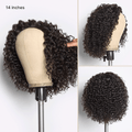 Luvme Too Easy Texture Half Wig 180% Density Fluffy Curly Glueless Flexi-Fit Drawstring Water Wave Wig