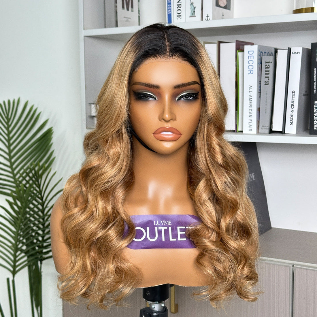 Outlet 12-20'' | Ombre Brown Body Wave 4x4 Closure Lace Wig Pre-cut Lace