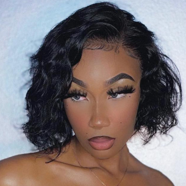 Final Restock | Natural Color Side Part Water Wave Minimalist Lace Wig  - US Only