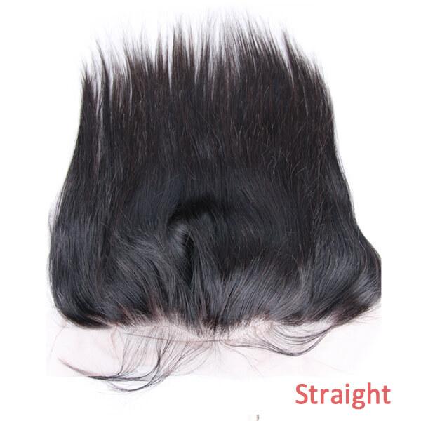 1pc 13x4 Lace Frontal 100% Virgin Human Hair Water Wave / Straight