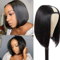 Quick & Easy Affordable U Part Bob Wig 100% Human Hair  - US Only
