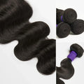 Upgraded Brazilian Hair Body Wave 3 Bundles with 5x5 HD Lace Closure