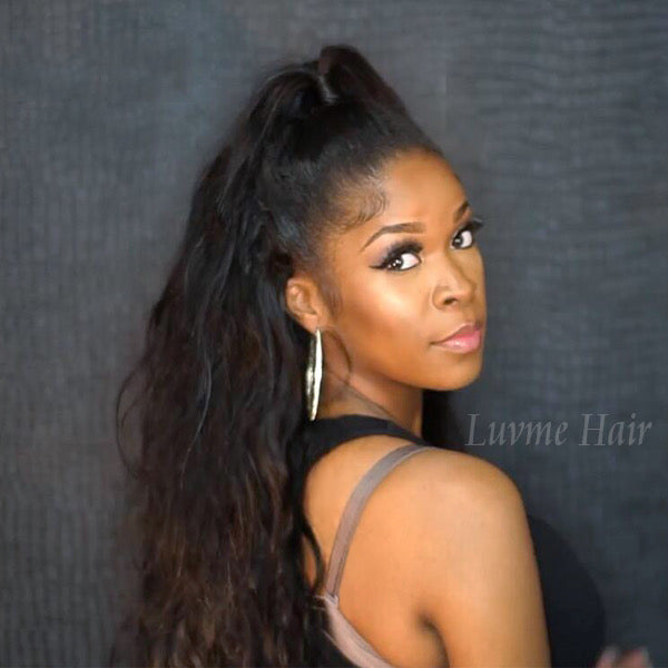 Body Wave Half Wig High Density Affordable 100% Human Hair Wig - US ONLY