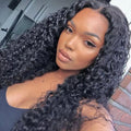 Deep Wave 5×5 Closure HD Lace Glueless Mid Part Long Wig 100% Human Hair - US Only