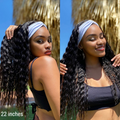 Final Restock | Throw On & Go Flowy Bohemian Curly Headband Long Wig - US Only