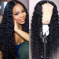 Deep Wave 5×5 Closure HD Lace Glueless Mid Part Long Wig 100% Human Hair - US Only