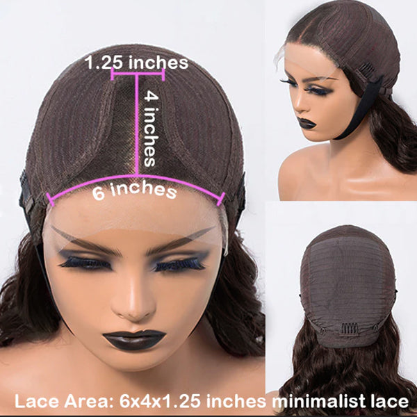 Bouncy Shaggy Curly Minimalist HD Lace Glueless Mid Part Long Wig 100% Human Hair- US Only